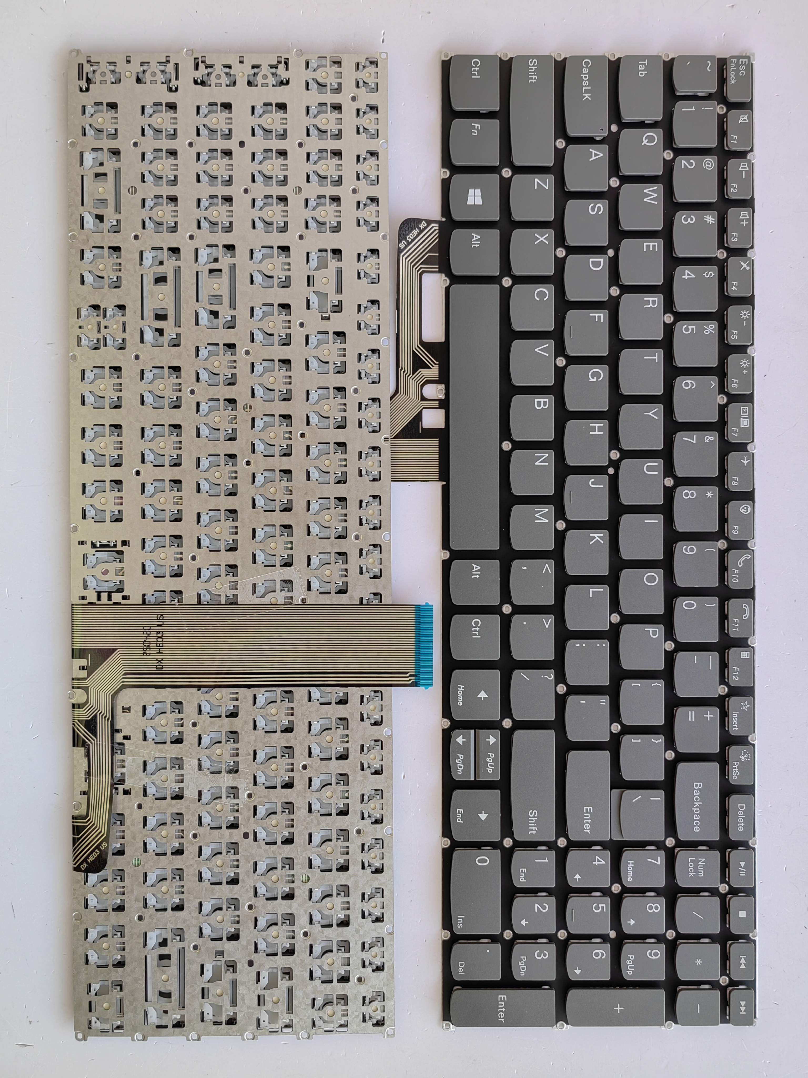 Picture of New Replacement Laptop Keyboard For LENOVO AIR 15 2021/S550-15/ideapad 5-15/15ACL/15ITL Grey (OEM) US Layout